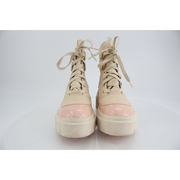 SOREL Women’s Caribou X Boot Lace Waterproof Platform Boots Beige Pink Size 10 - Picture 3 of 15